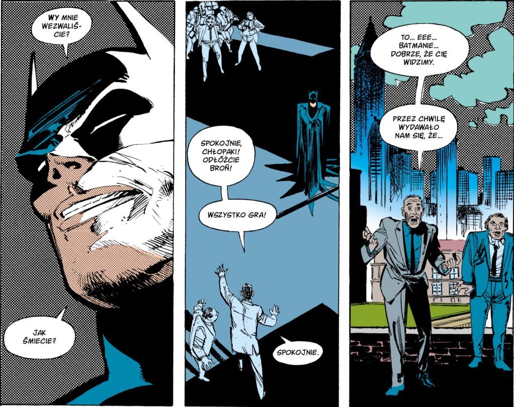 "Batman: Gotyk" - kadry z komiksu