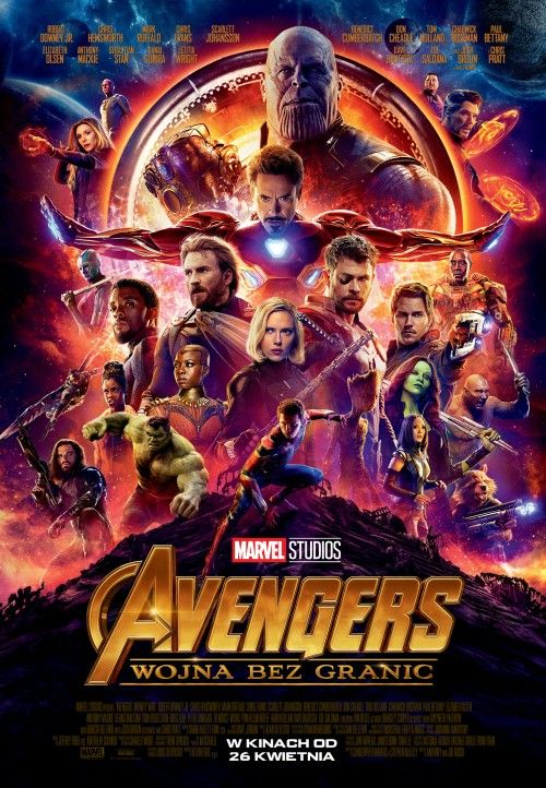 "Avengers: Wojna bez granic" - plakat filmu