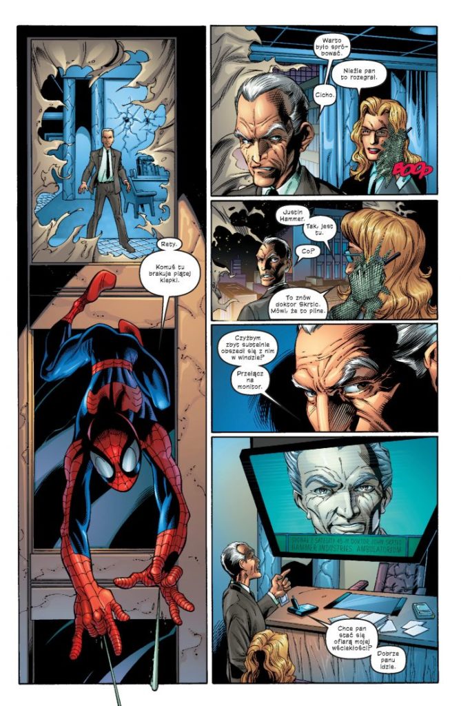 Ultimate Spider-Man tom 2 - przykładowa plansza