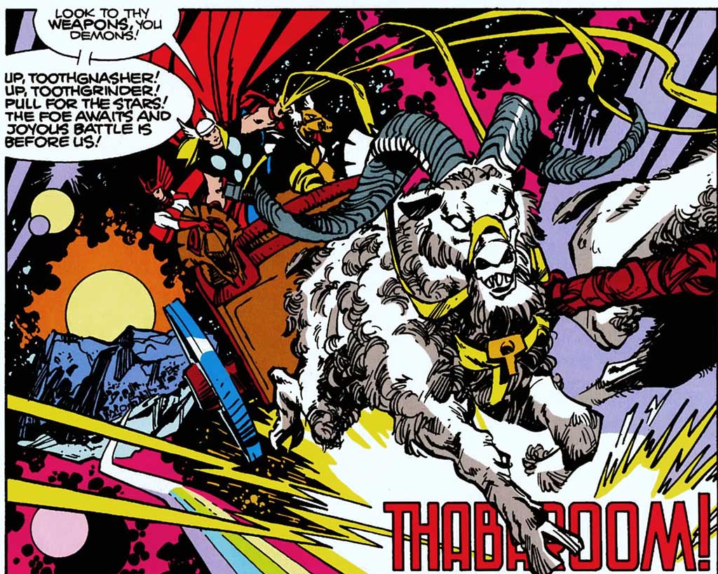 Thor - rys. Walt Simonson