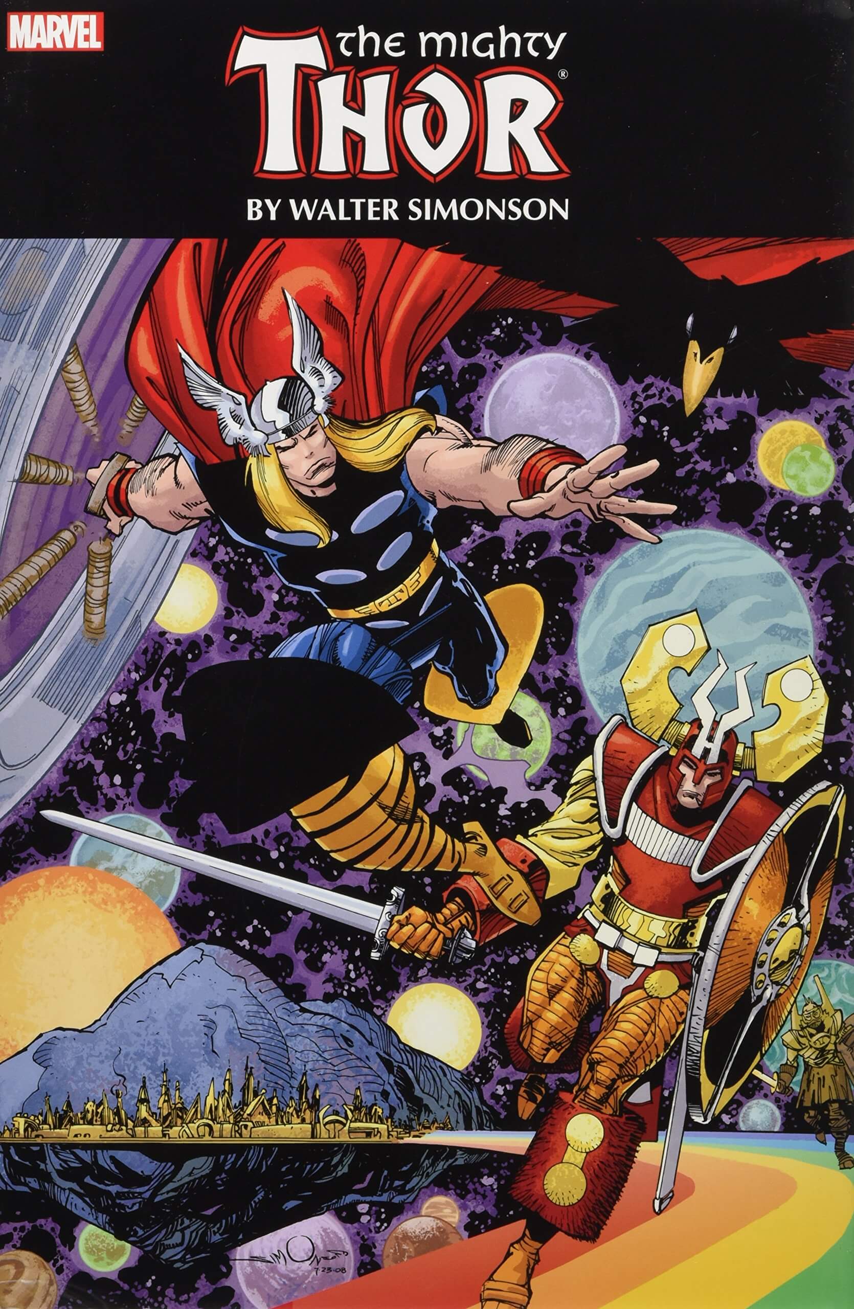 Thor - rys. Walt Simonson