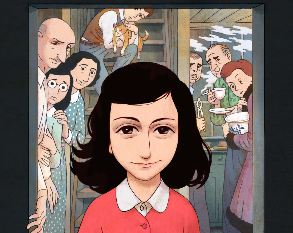 Dziennik Anne Frank - powieść graficzna - okładka