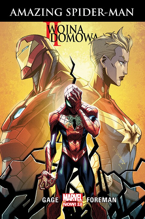 Marvel Now 2.0 II wojna domowa – Amazing Spider-Man - okładka