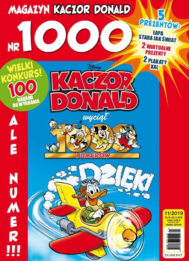 Kaczor Donald - 1000 numer