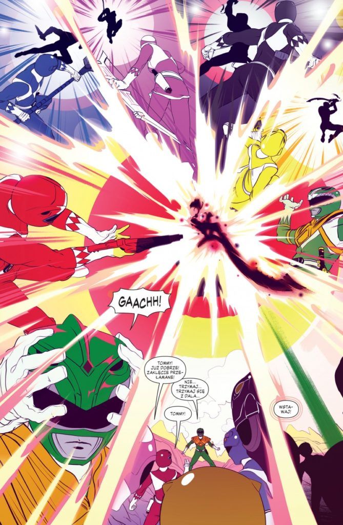Mighty Morphin Power Rangers. Rok drugi - przykładowa strona