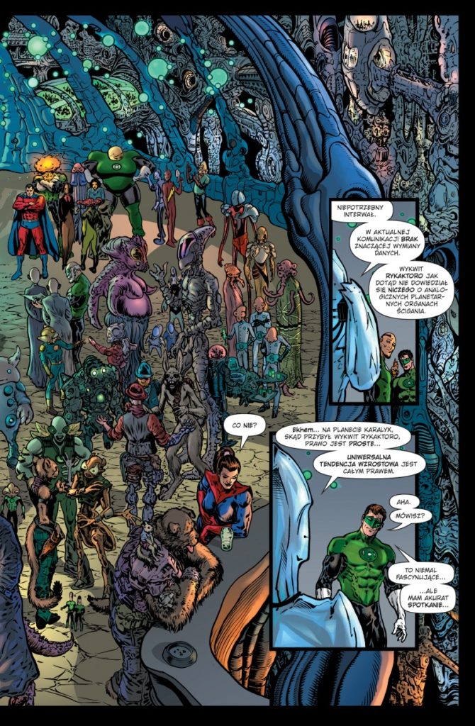 "Green Lantern" - Tom 3 - przykładowa strona