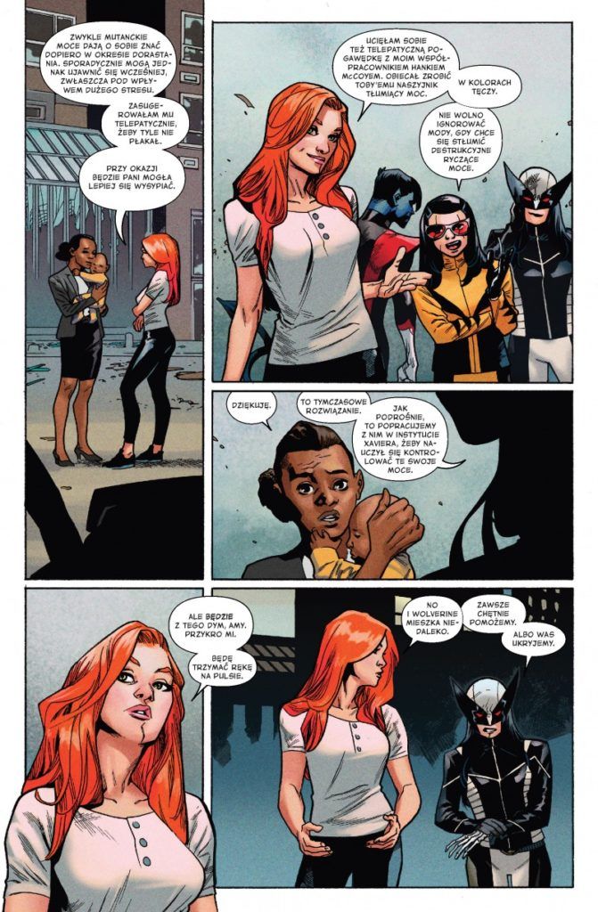 "X-Men: Czerwoni" - przykładowa strona